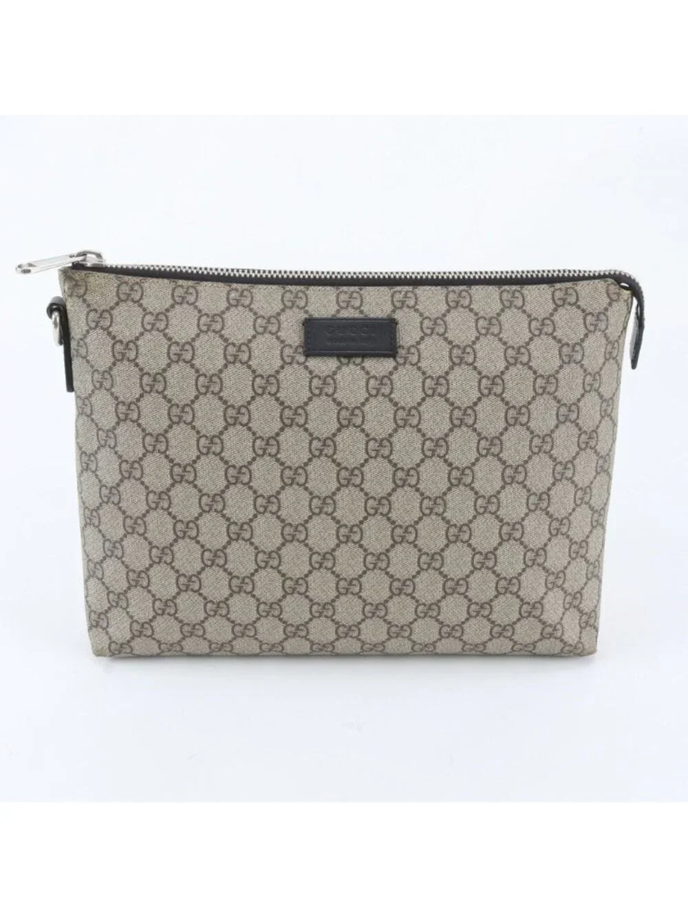 Gucci GG Supreme Leather Clutch Pouch Business